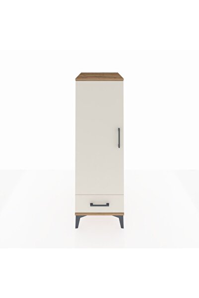 Dienni Kronos Dolap 3 Raflı Tek Çekmeceli Tek Kapaklı 44x59x134 Çam-Aytaşı