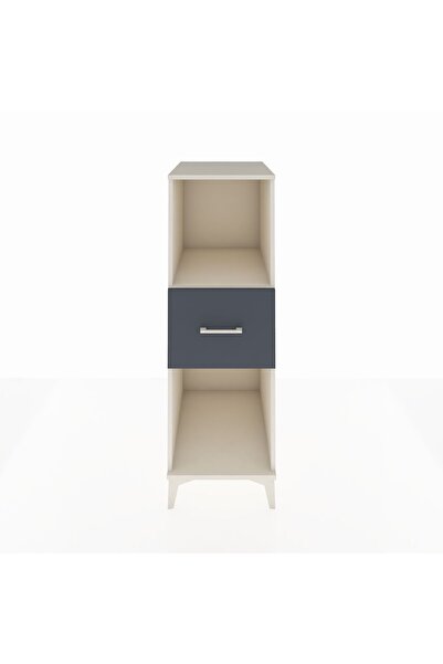 Dienni Kronos Dolap Tek Raflı Tek Çekmeceli 44x59x134 Aytaşı-Antrasit