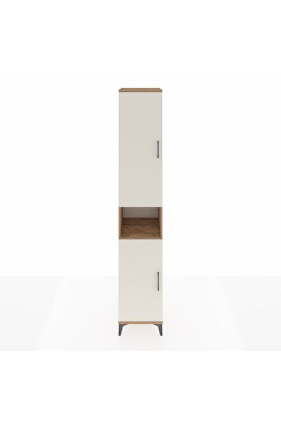 Dienni Hyperion Dolap 5 Raflı 2 Kapaklı Tek Askılı 44x44x243 Çam-Aytaşı