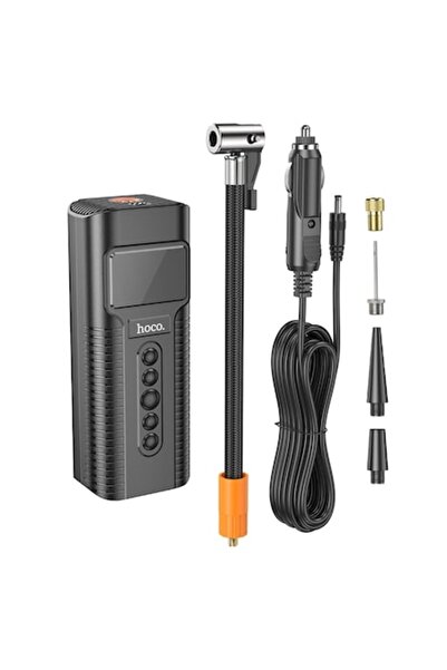 HOCO Premium Product Compresor auto portabil Hoco PH55, 2,5 bar, afișaj LED, lumină LED