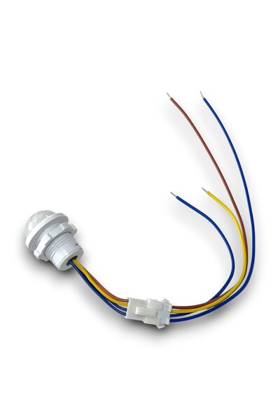 ELEKTROMALL Pır Hareket Sensörü 220V - 25cm Kablolu ve Konnektörlü