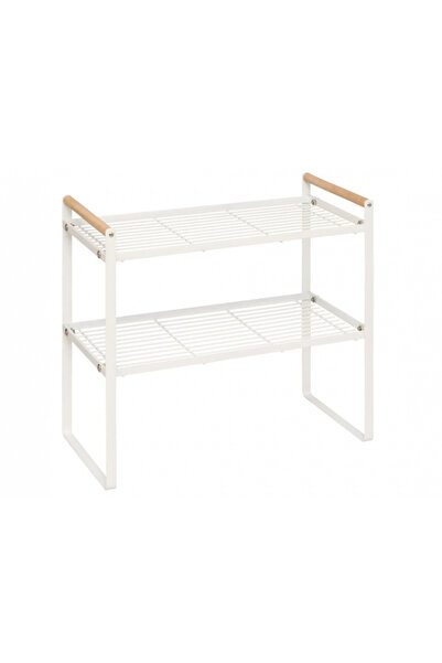 5five Simple Smart Ράφι οργάνωσης Bogr, μεταλλικό, λευκό, 2 επίπεδα, 42 x 21 ...