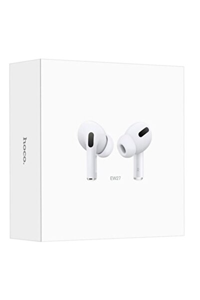 Hoco Căști wireless (EW27), intraauriculare, BT 5.3, autonomie în standby de 150 ore, 300 mAh, True Wireless, alb