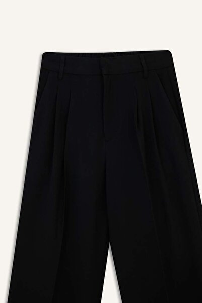 DeFacto Kadın Kanvas Pantolon E7241AX/BK81 BLACK