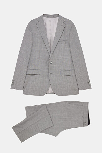 W Collection GRİ DÜĞMELİ TAKIM ELBİSE