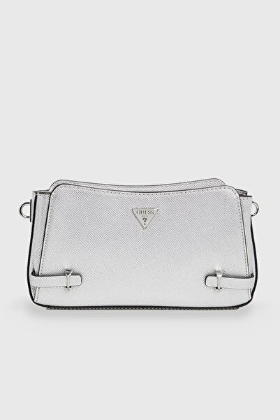 Guess حقيبة يد نسائية روزالبا باللون الرمادي HWMY9657120-SIL