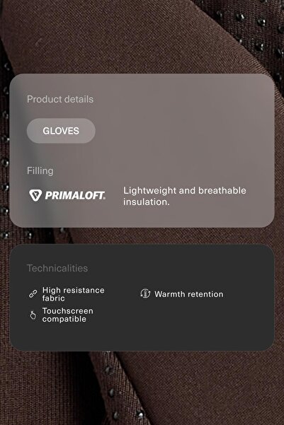 Oysho Primaloft® multi-functional gloves