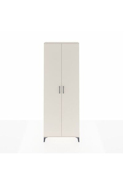 Dienni Arges Dolap 2 Raflı 2 Kapaklı Tek Askılı 88x30x243 Aytaşı-Aytaşı