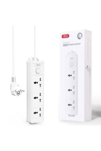 Xo Electric Extension Cord (WL17) 3AC, with Switch, White