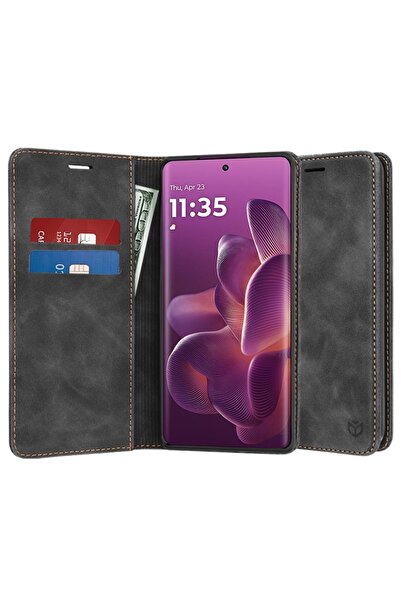 SKYDDAR INNOVATION Θήκη για Motorola Edge 60 Pro, Δερμάτινη θήκη Confy Cover ...