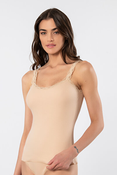 TÜREN 926 Women's Lycra Lace Rope Strap Camisole