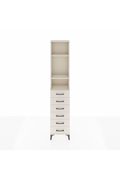 Dienni Arges Dolap 3 Raflı 6 Çekmeceli 44x30x221 Aytaşı-Aytaşı