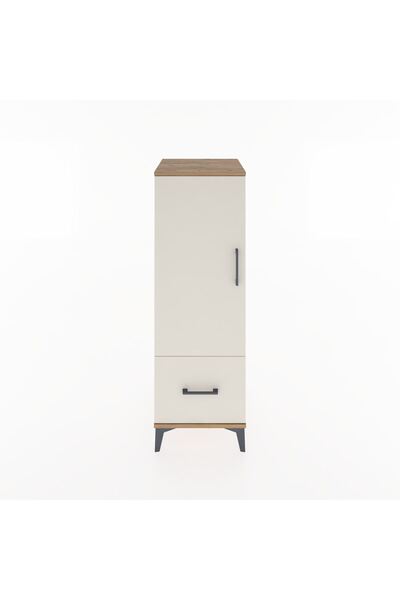Dienni Hyperion Dolap Tek Raflı Tek Çekmeceli Tek Askılı 44x44x134 Çam-Aytaşı