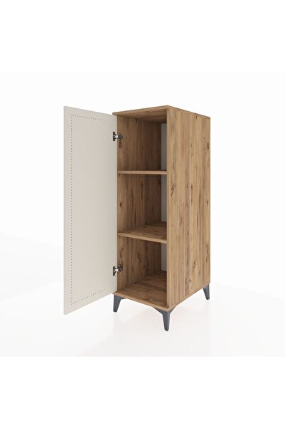 Dienni Kronos Dolap 2 Raflı Tek Kapaklı 44x59x134 Çam-Aytaşı