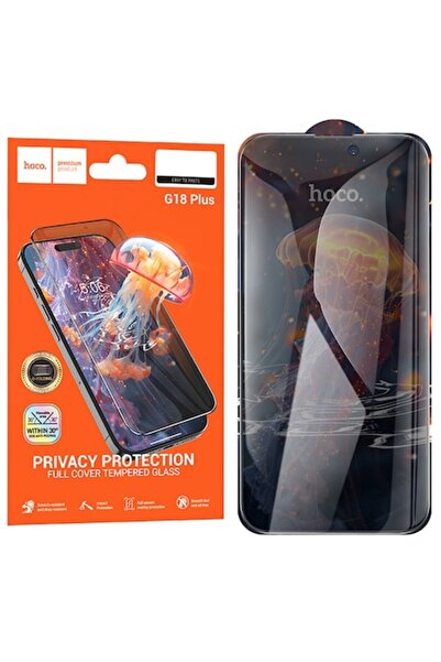 Hoco Folie Privacy (G18+) pentru iPhone 16 Pro - Protecție din sticlă HD