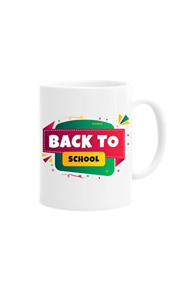 OEM Cană personalizată „Înapoi la școală”, 330 ml, ceramică