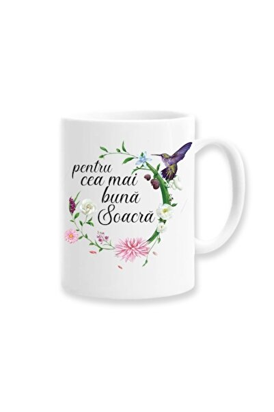 OEM Cană personalizată pentru soacră cu mesajul „Pentru cea mai bună soacră”,...