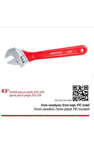 İzeltaş Frog Wrench 6 Inch (English Wrench)