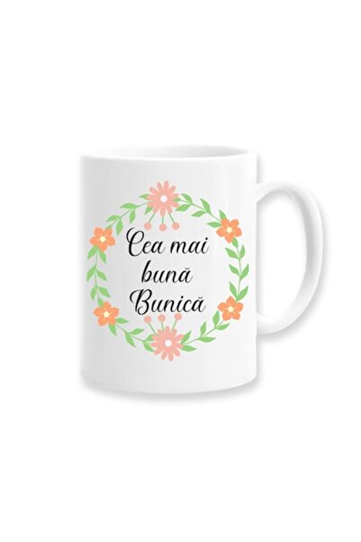 OEM Cană personalizată pentru bunică cu mesajul „Pentru cea mai bună bunică”,...