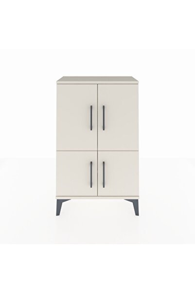 Dienni Arges Komodin 2 Raflı 4 Kapaklı 60x30x96 Aytaşı-Aytaşı