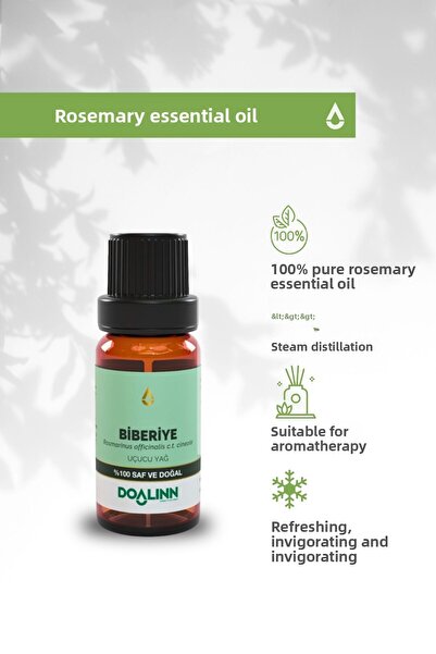 Doalinn زيت الروزماري العطري (روزمارينوس أوفيسيناليس سي تي. سينيول) 10 مل.