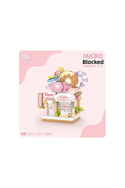 MATMEL 2 قطعة من متجر حلويات لو زد مايكرو بلوك 150 قطعة LZ-8604