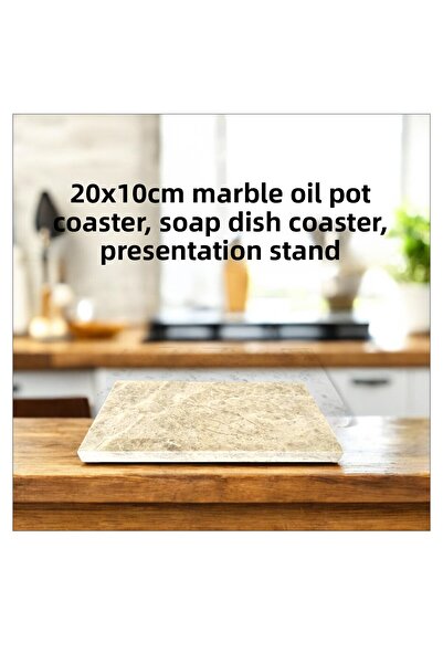 Trend Home Life Μαρμάρινο στήριγμα για λαδόκουπα, στήριγμα για σαπουνάδα