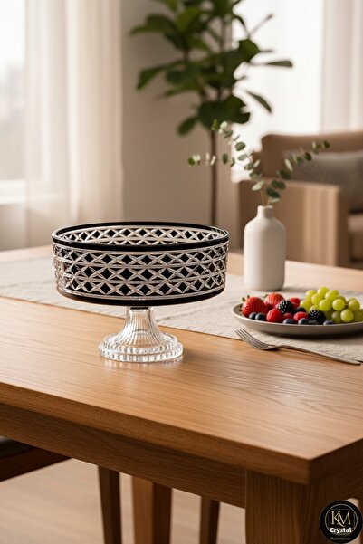 Kristal Market Χειροποίητο Κρυστάλλινο Μοτίβο Υπόγειο 28 εκ. Διακοσμητικό Μπο...