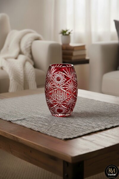 Kristal Market Vază decorativă de lux realizată manual din cristal Avangart V...