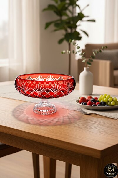 Kristal Market Crystal Decor Flower Tableware Presentation Bowl