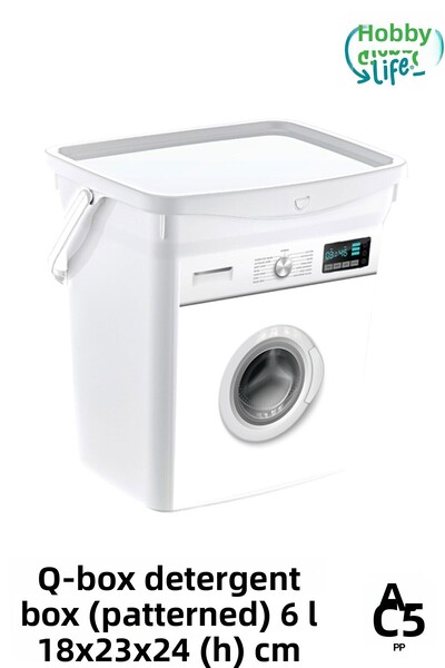 Plodna House Cutie pentru detergent Q-Box (cu model) 6 L