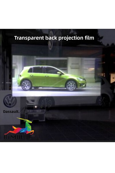RİMAFOL Transparent Rear Projection Film 137 Cmx2 Meters