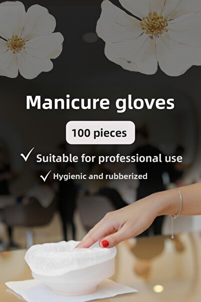 Referans kozmetik جالوشات مانيكير 100 قطعة 35x41 سم