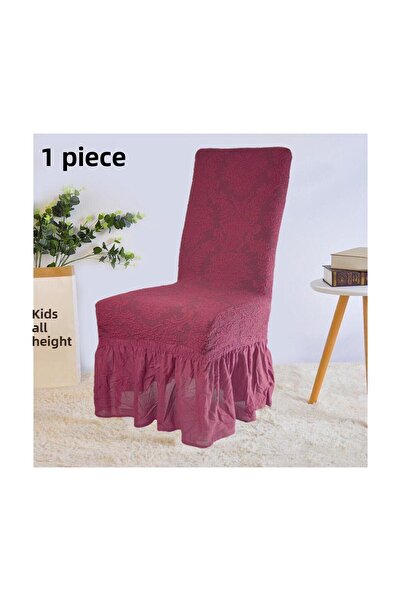 StarMall Jakarli Shawl Pattern Chair Cover with Skirt, High Quality, Washable...