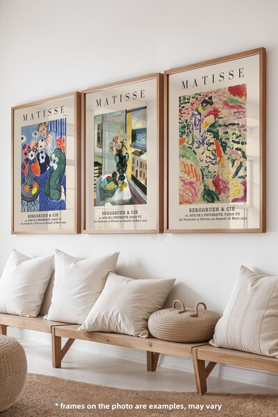 Basquiart Poster înrămat în lemn Matisse, set de pictură nr. 16