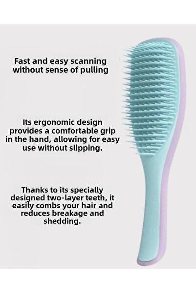 Nofella New Generation Wet Hair Lightening Comb Magic Brush Magic Hair Brush