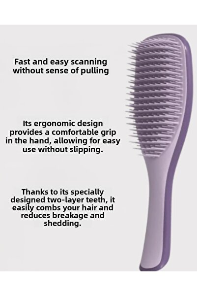 Nofella Νέας γενιάς υγρή βούρτσα ανοιχτήρι μαλλιών Magic Hair Brush