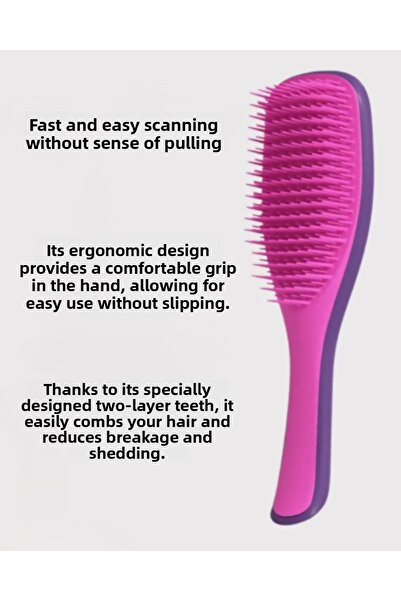 Nofella Νέας γενιάς υγρή βούρτσα ανοιχτήρι μαλλιών Magic Hair Brush