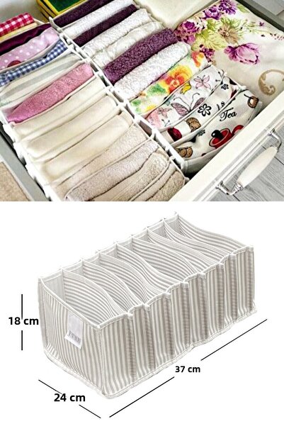 FrereConception Accordion Drawer Organizer 8 Compartments