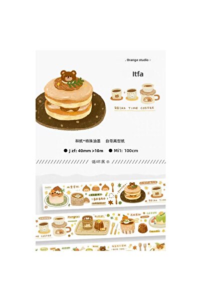 İthal L19-100cm bandă washi pentru mic dejun după-amiază