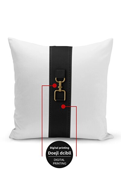 Bertille Home Classic Horse Series Double Sided Digital Printed Set of 3 Throw Pillow Covers (Horse)