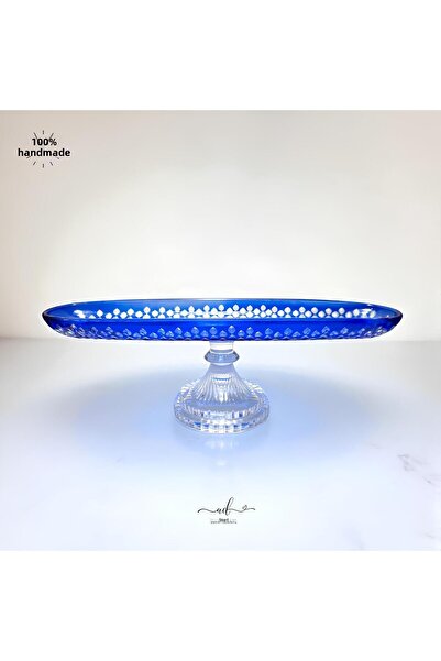 AKDEN STORE Cut-Out Decor Colorful Boat Presentation Plate, Cookie, Macaron Plate