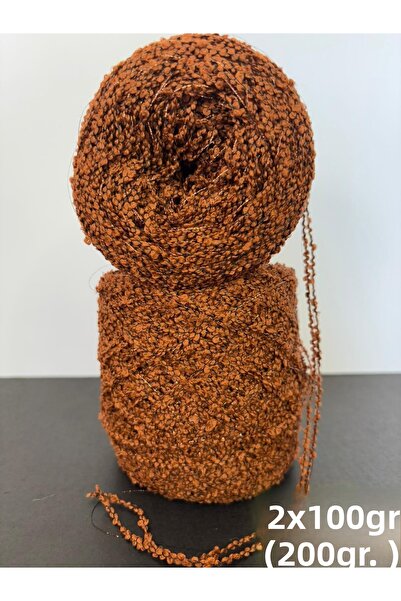 Ana&Kuzusu İplik Buklet de culoare bronz, sclipici de cupru (3 straturi) fir ...