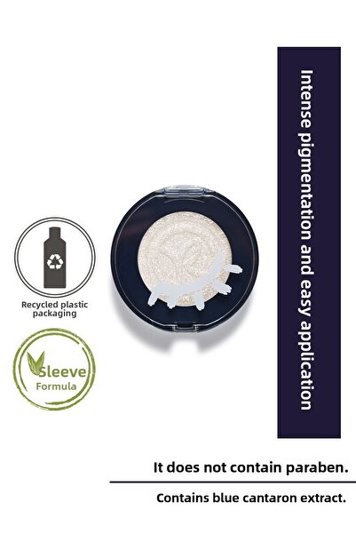 Yves Rocher ظلال عيون أحادية عضوية بلون أبيض معدني بلمسة نهائية غير لامعة ولا...