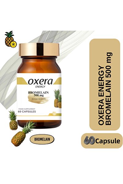 OXERA ENERGY بروميلين 500 ملغ – 60 كبسولة |   إنزيم الجهاز الهضمي ودعم المناعة