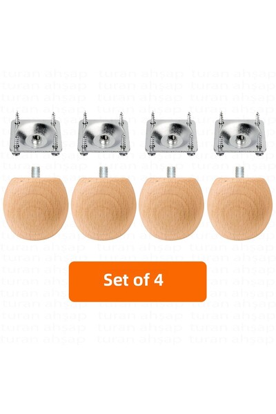 turanahşap Picior de scaun din lemn - Picior de bază