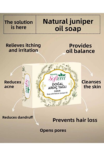 Softem Natural Juniper Oil Soap