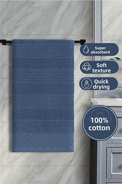 Karna Home منشفة قطنية مفردة جاكار روما - 70 × 140