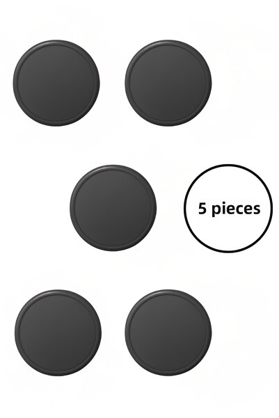 MegaVitrin Set de 5 bucăți de mânere negre pentru mobilierul camerei copiilor...