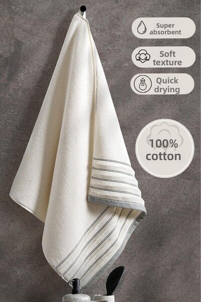 Karna Home منشفة فردية من القطن الميكرو كارنا إيكو فيستا - 70 × 140
